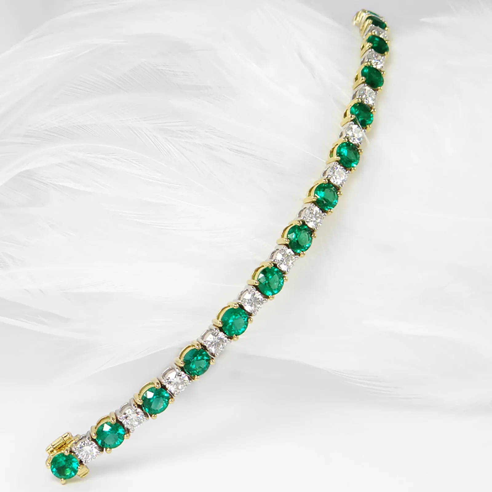 Emerald & Diamond Bracelet