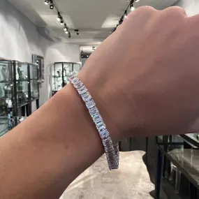 Emerald Cut Tennis Bracelet