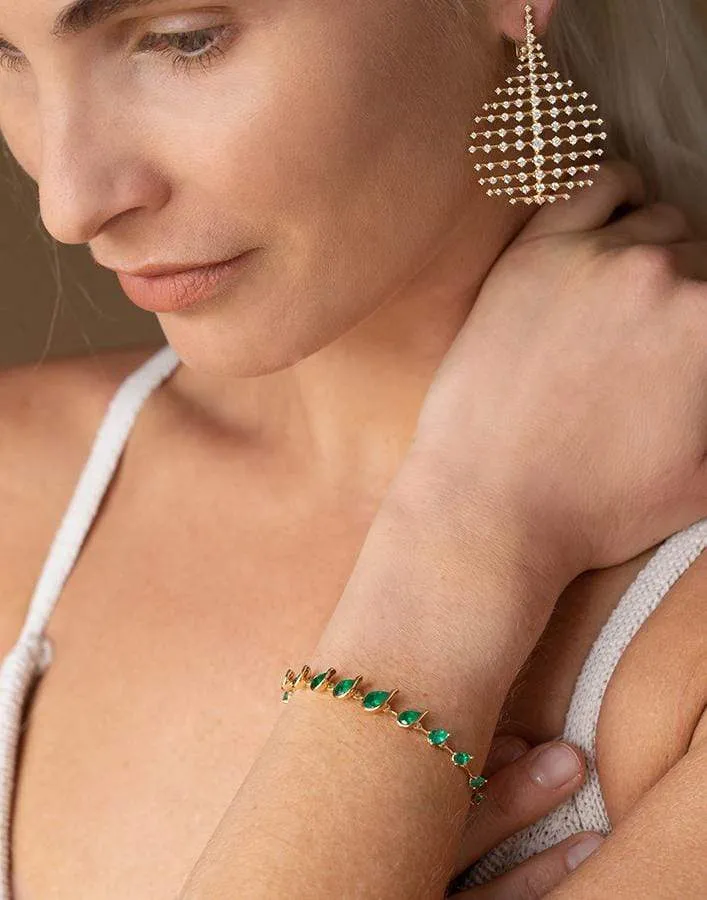 Emerald Flicker Bracelet