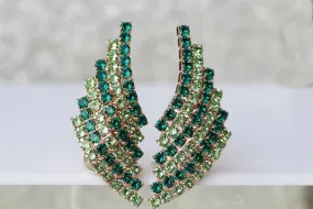 EMERALD PERIDOT EARRINGS