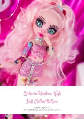 Euphoria Rainbow High Digital Pattern