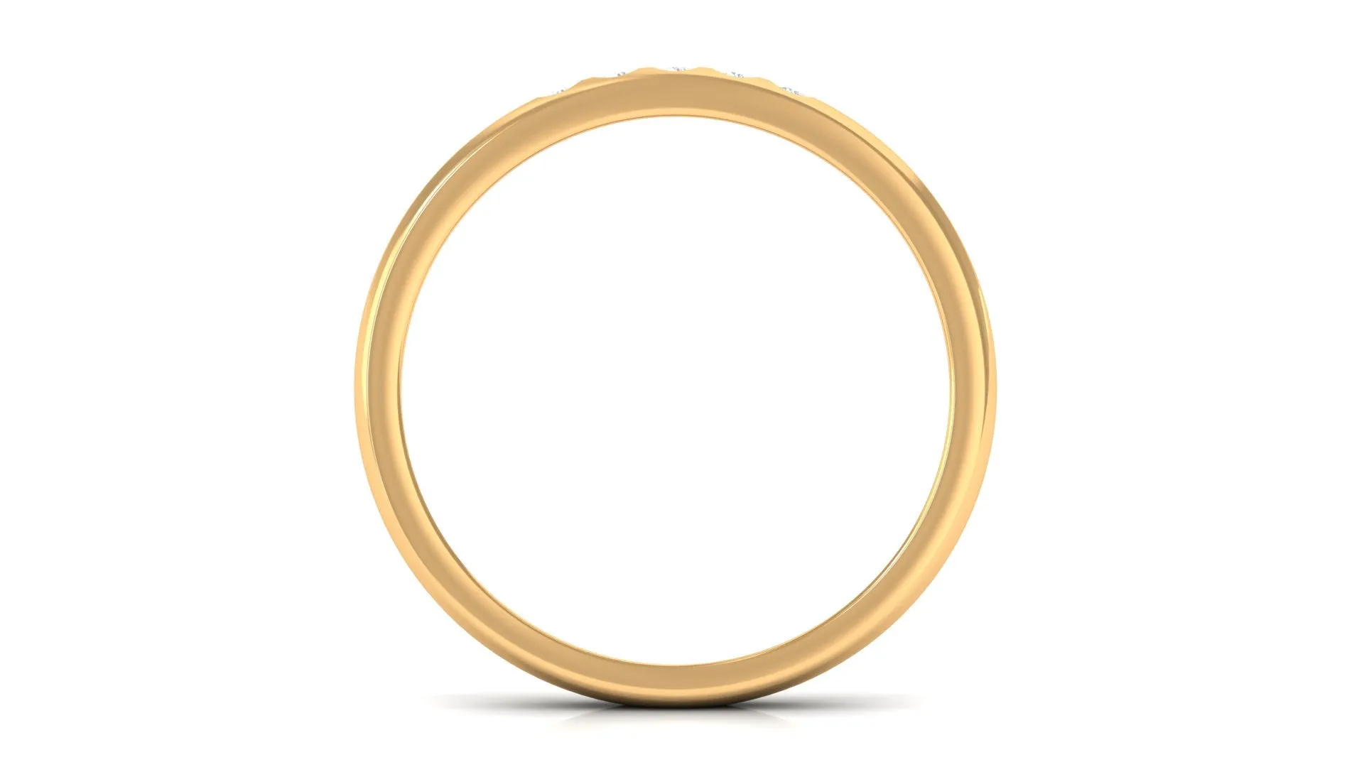 Five Stone Diamond Minimal Band Ring