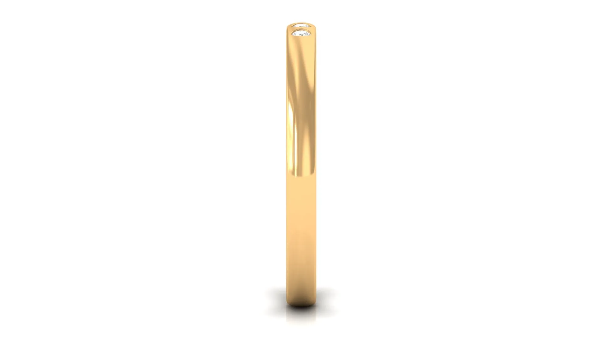 Five Stone Diamond Minimal Band Ring