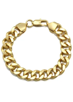 Gold Plated Curb Bracelet