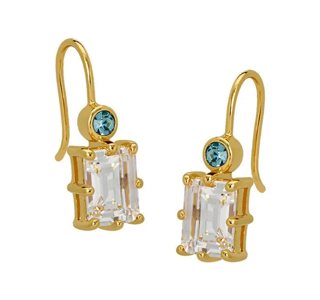 Goldbug Birthstone Drop Earrings