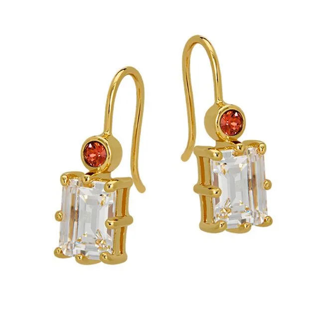 Goldbug Birthstone Drop Earrings