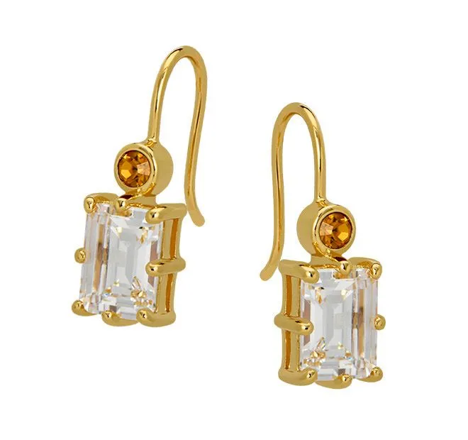Goldbug Birthstone Drop Earrings