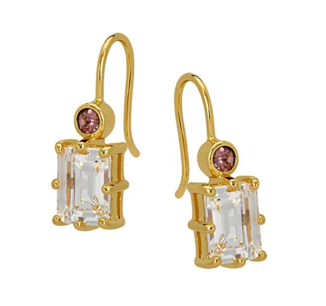 Goldbug Birthstone Drop Earrings