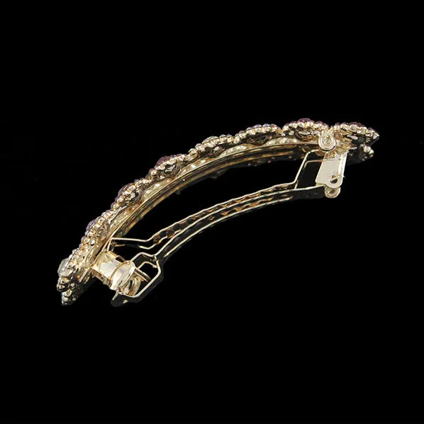 Gradient Color Rhinestone Arrays Barrette