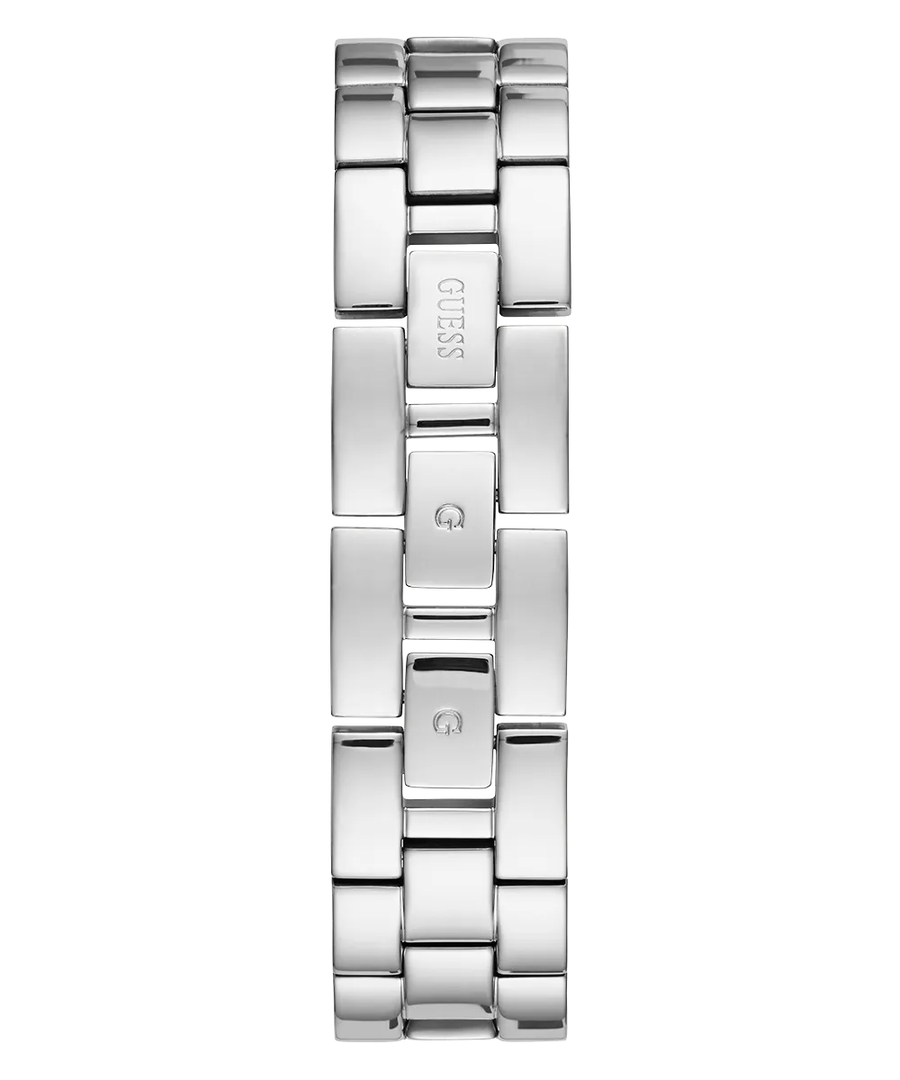 GUESS Ladies Silver Tone Analog Watch