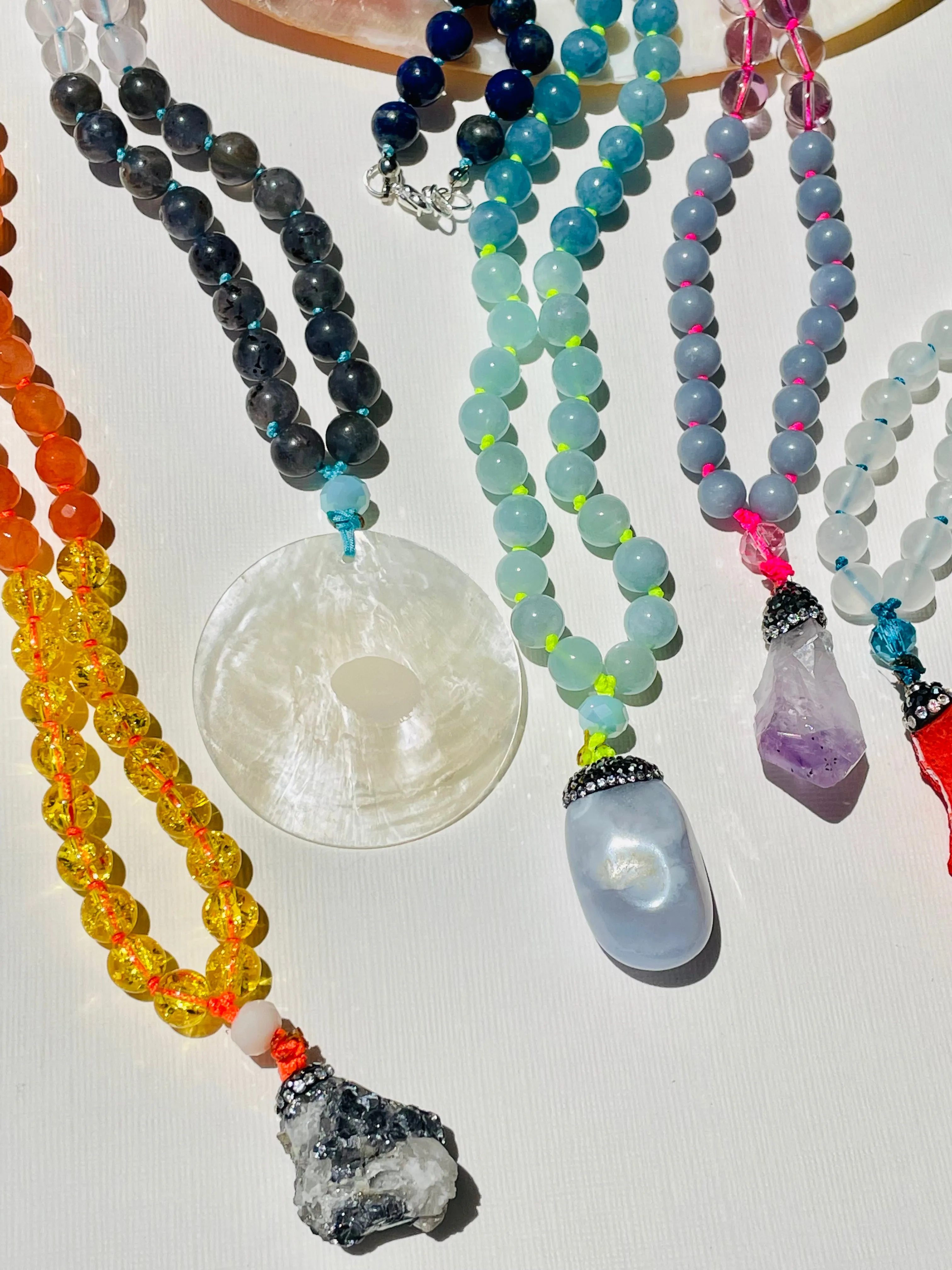Guided By Light Half Mala Necklace
