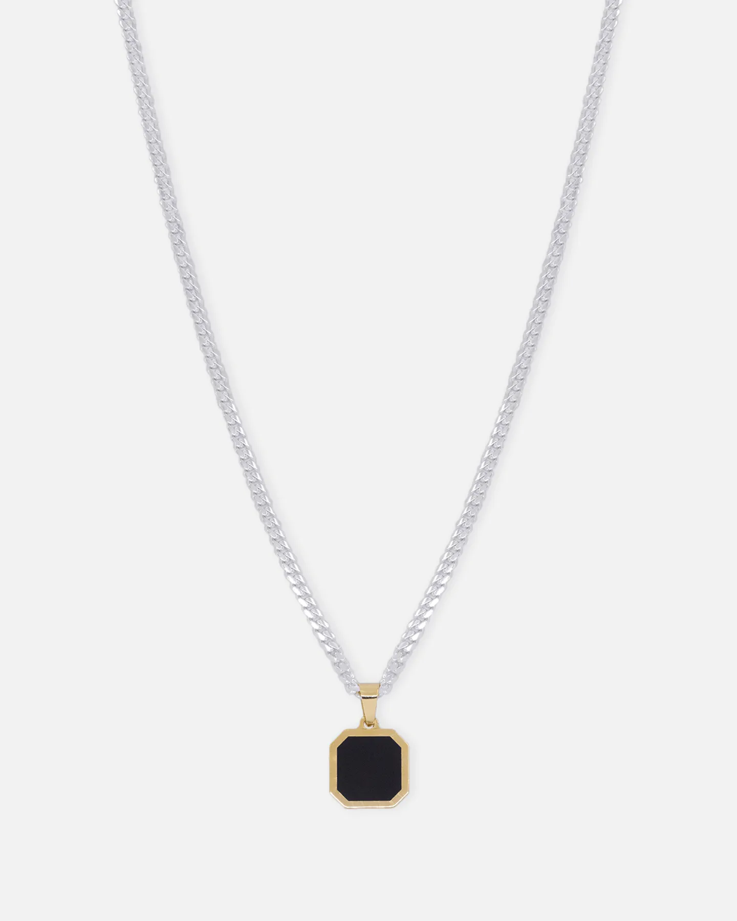 House Of Auric Alexander Onyx Pendant 18k Gold Vermeil