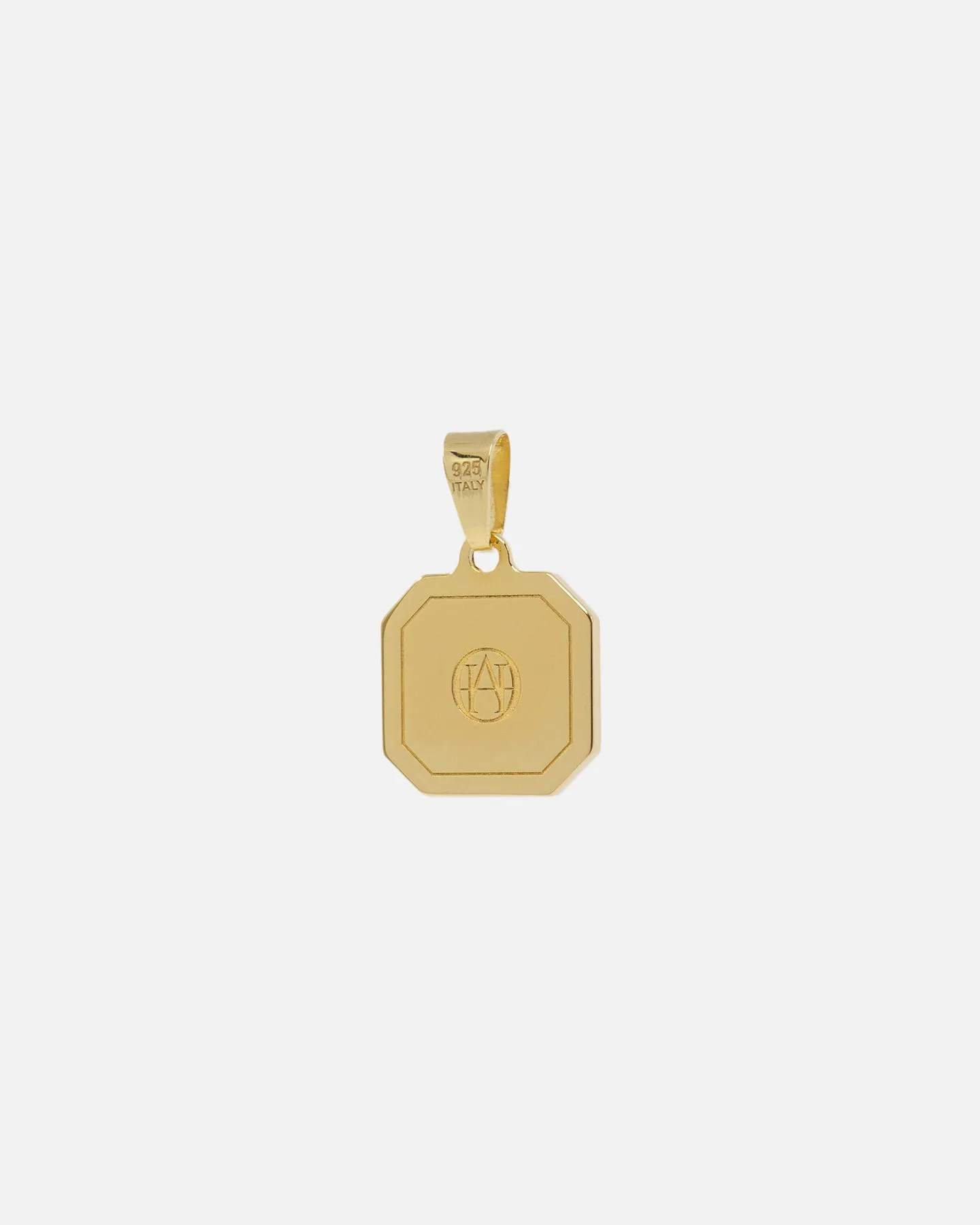 House Of Auric Alexander Onyx Pendant 18k Gold Vermeil