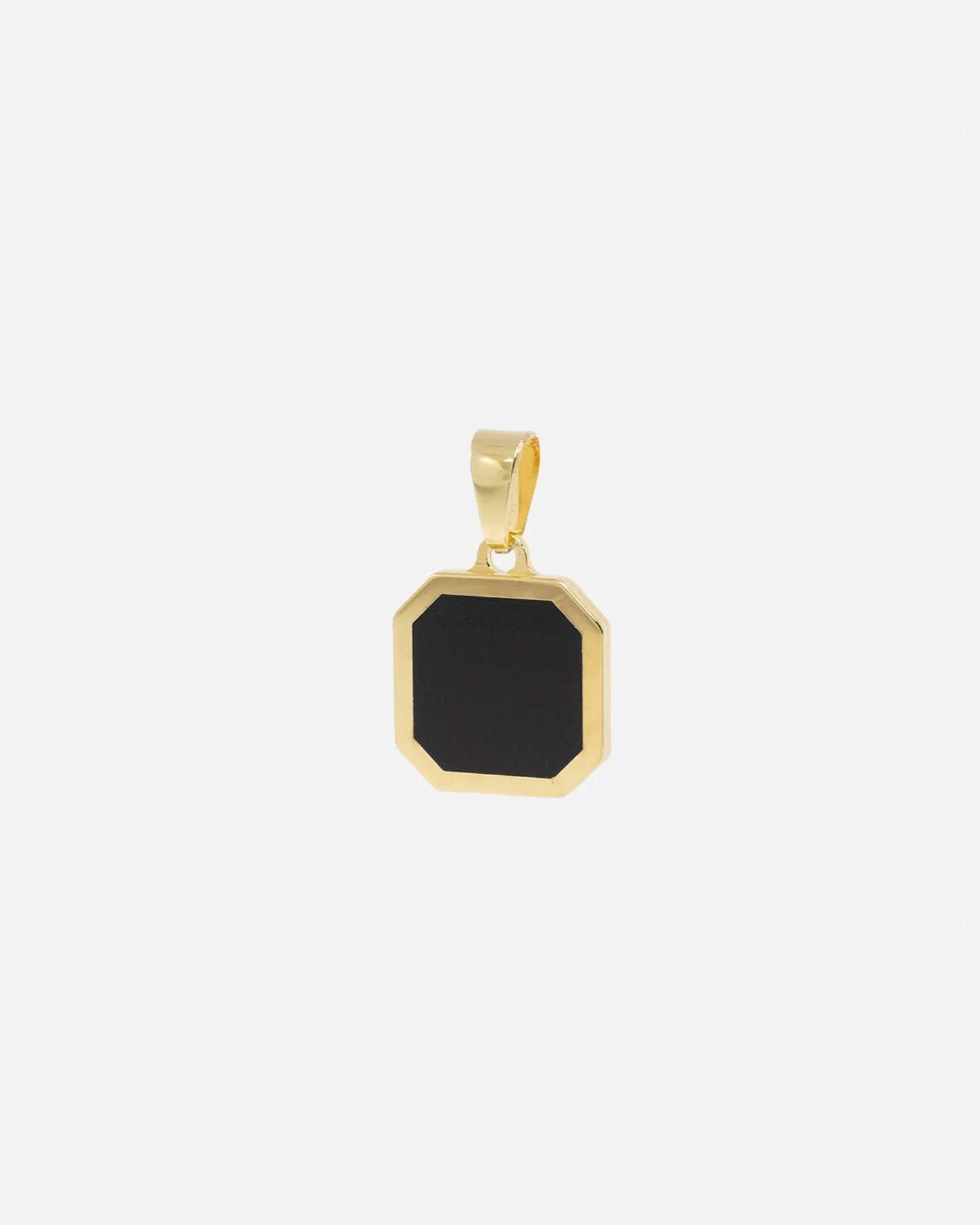 House Of Auric Alexander Onyx Pendant 18k Gold Vermeil