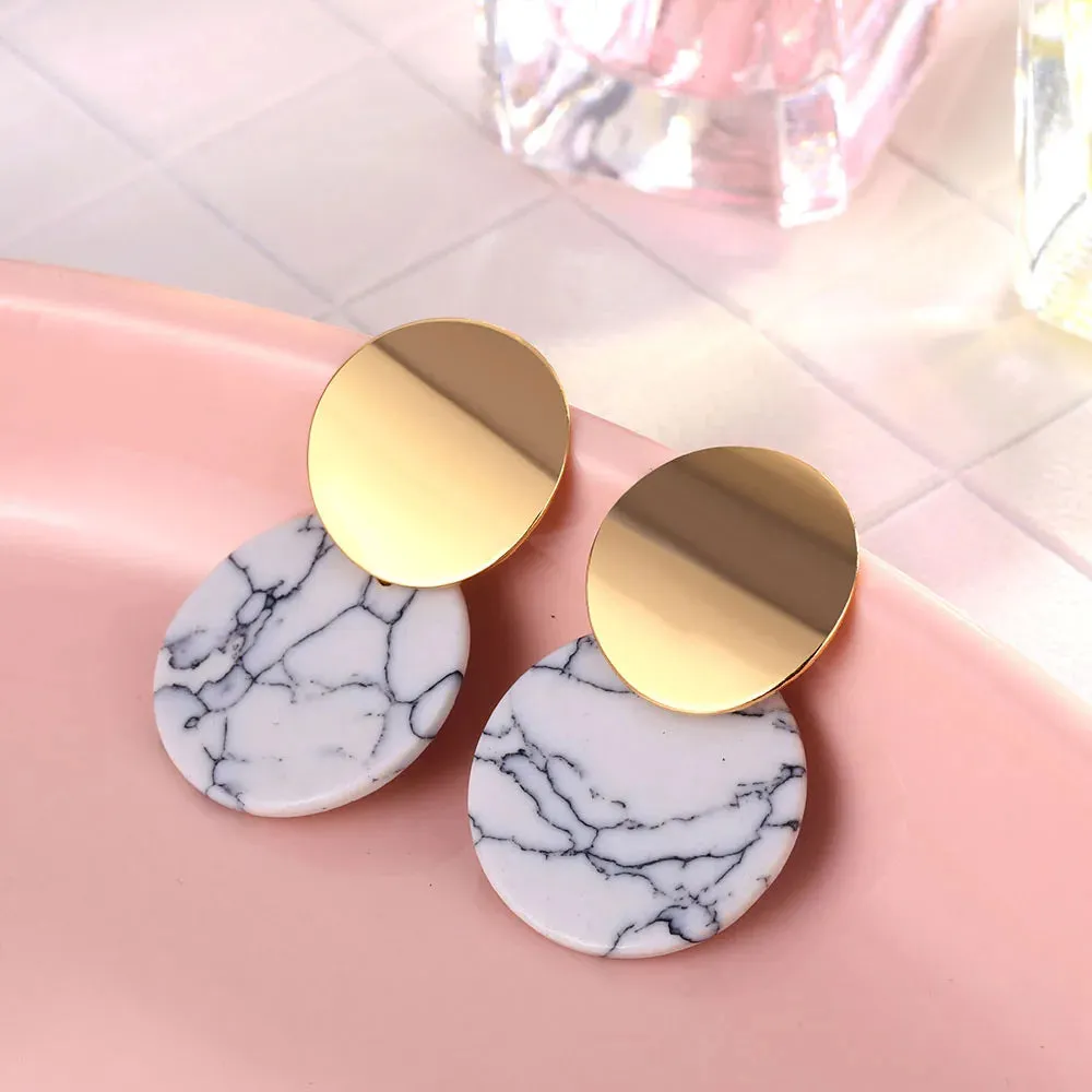 IPARAM Fashion Statement Geometric Drop Earrings for Women Vintage Alloy Earrings Party Jewelry Gifts Wholesale