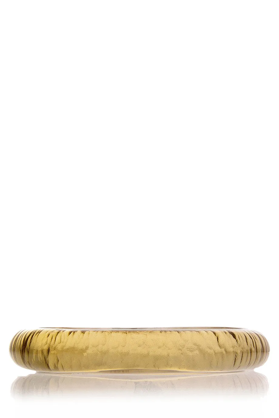 ISHARYA STRADIA Transparent Gold Resin Bangle