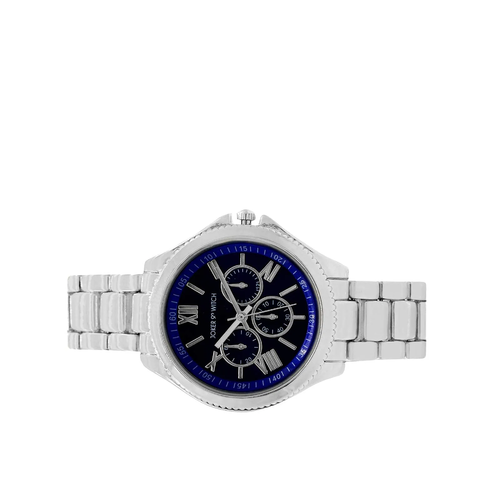 Joker & Witch Ella Blue Dial Silver Watch for Women