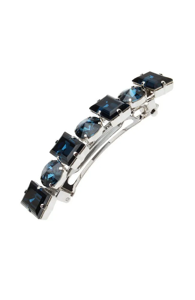 Large Sienna Crystal Barrette