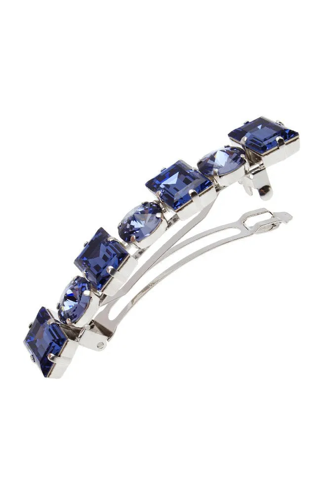 Large Sienna Crystal Barrette