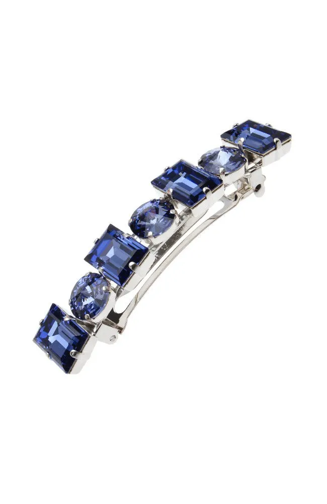 Large Sienna Crystal Barrette