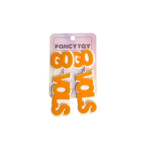 Layered Go Vols Dangle Earrings