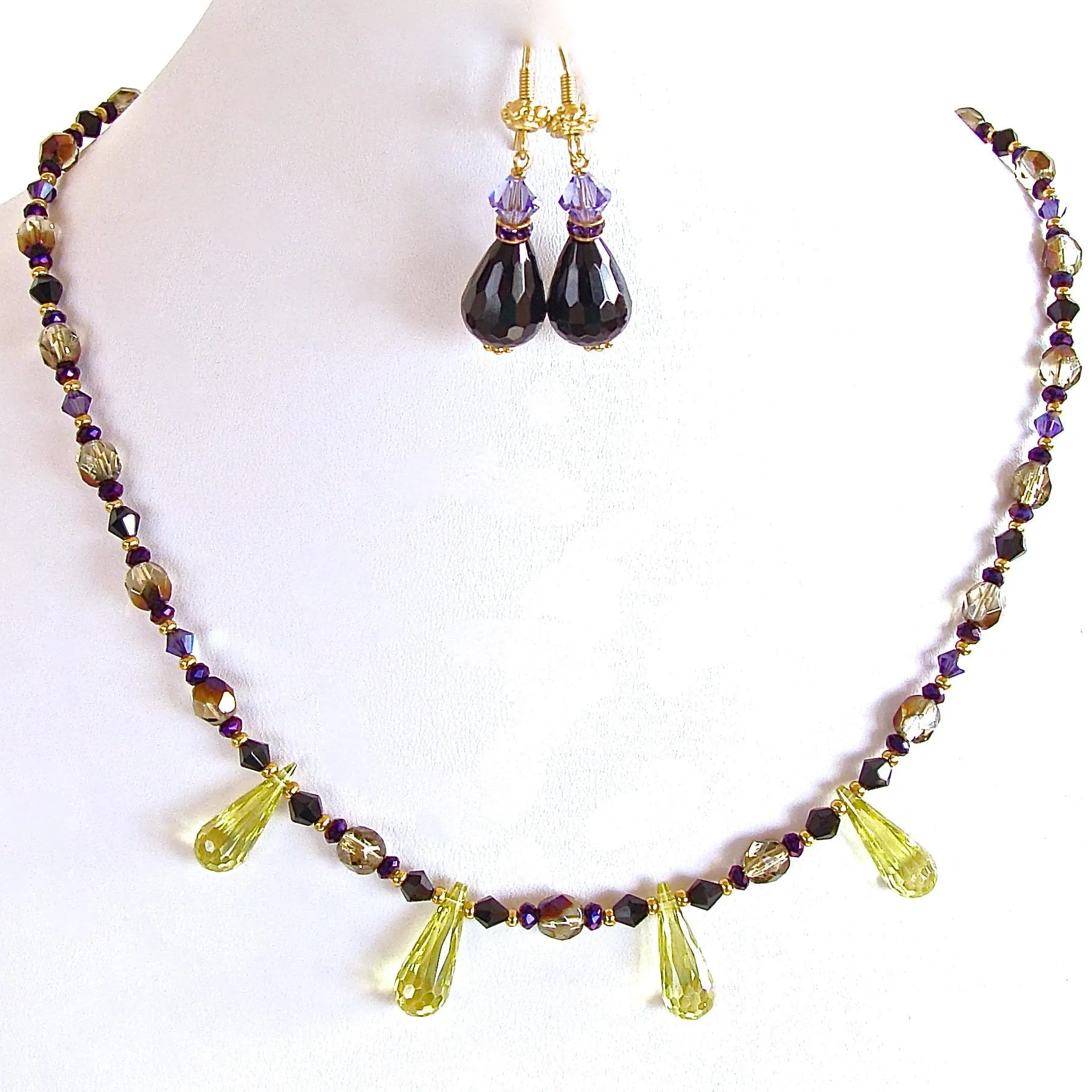 Lemon Drop: 18.5" Jewel Tone Necklace Set