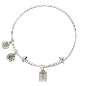 Letter T Charm Bangle Bracelet