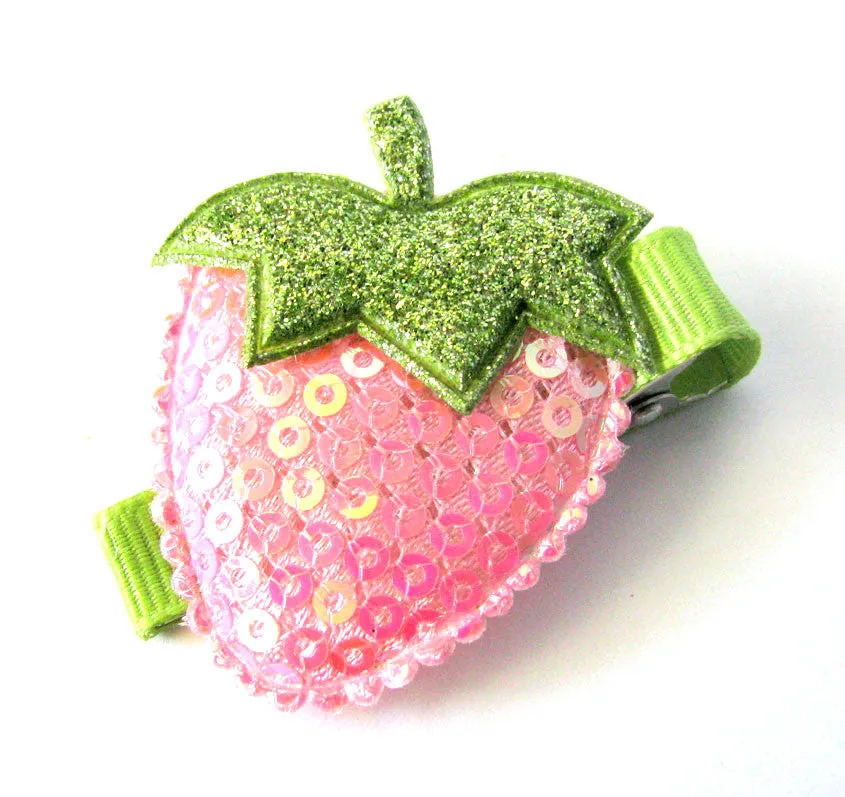 Light Pink Strawberry Hair Clip