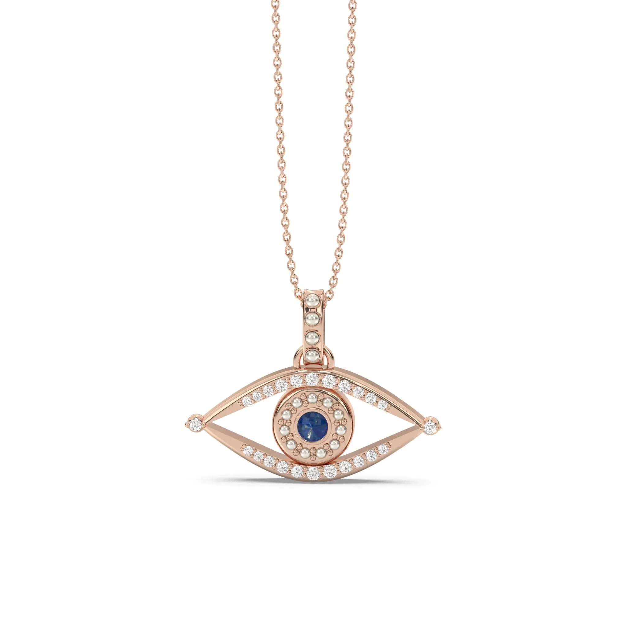 Lustrous Pearl Evil Eye