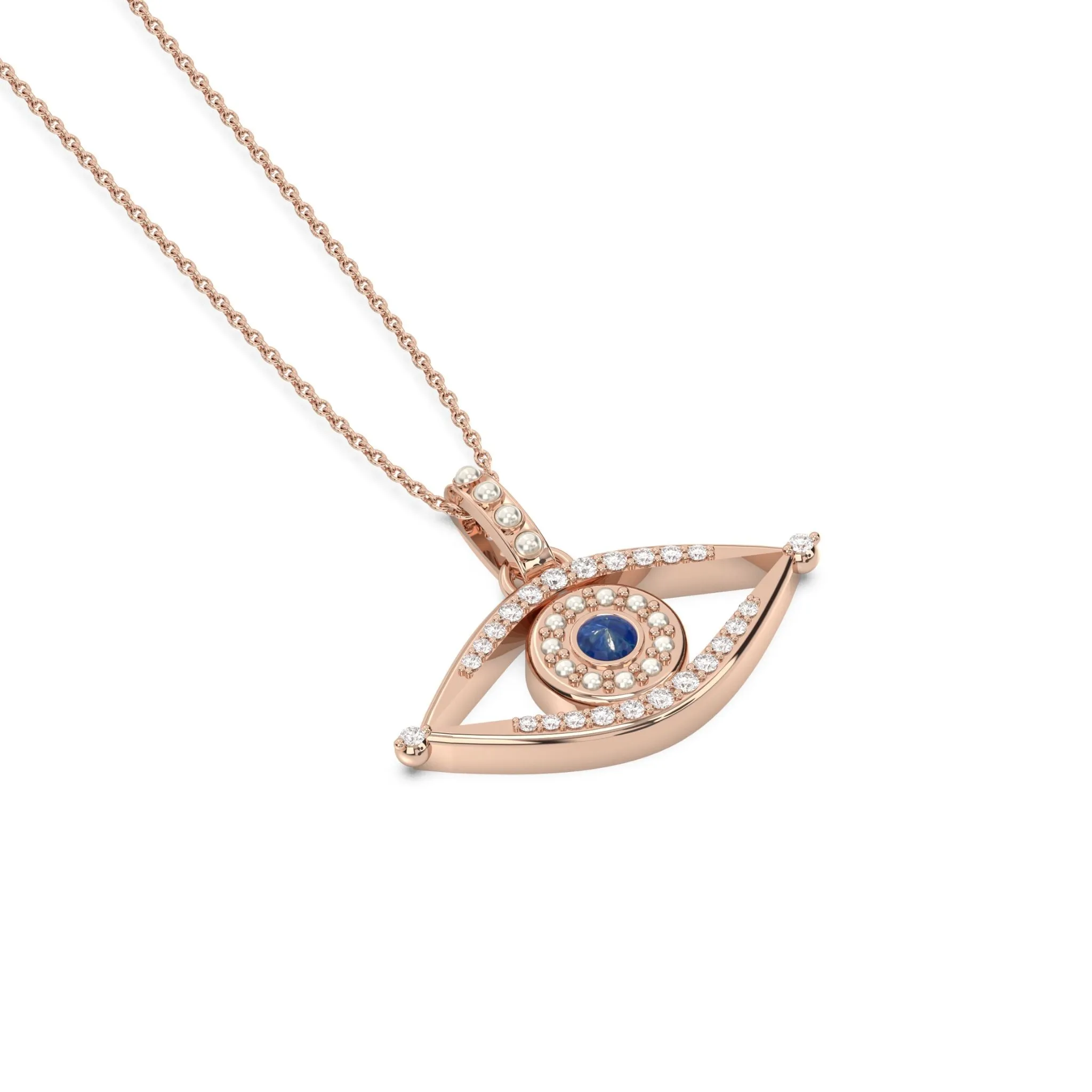 Lustrous Pearl Evil Eye