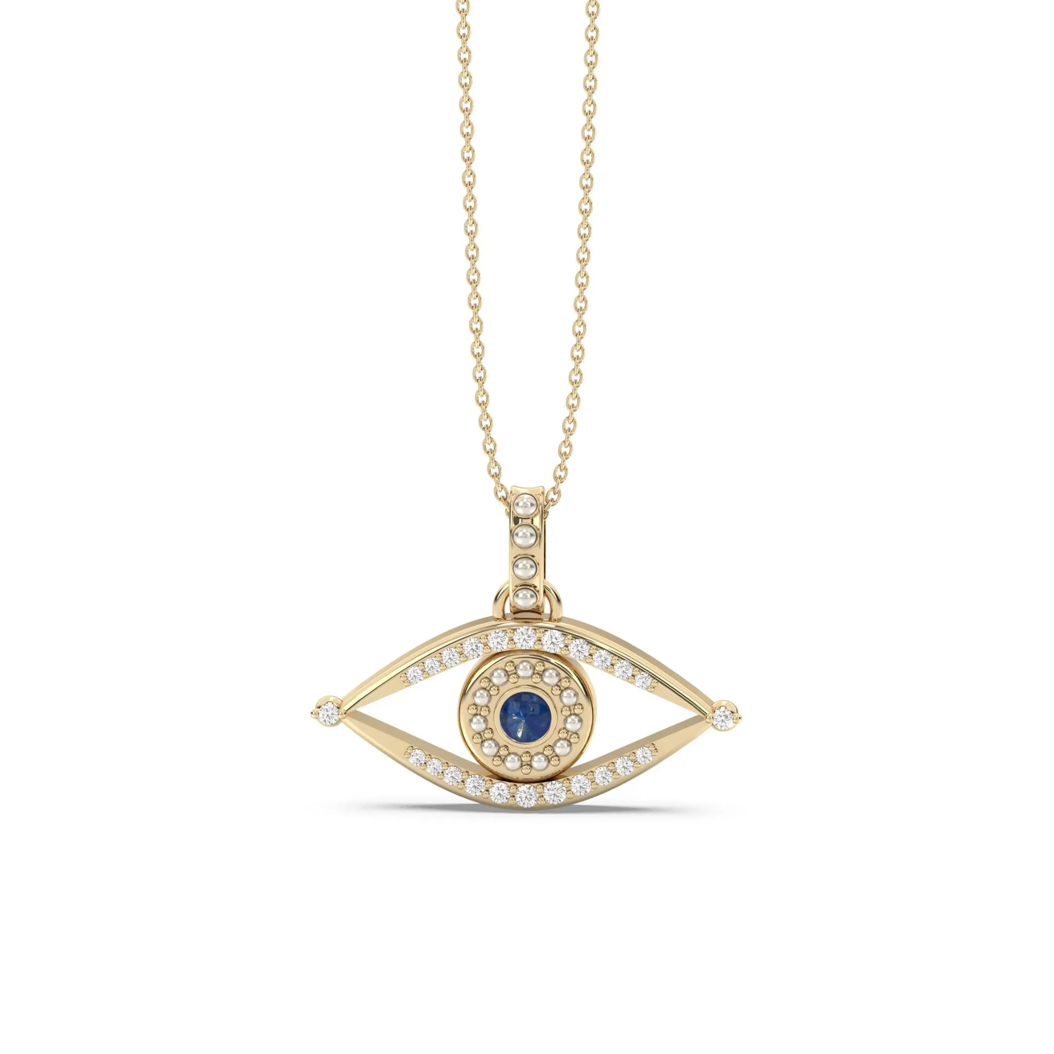 Lustrous Pearl Evil Eye
