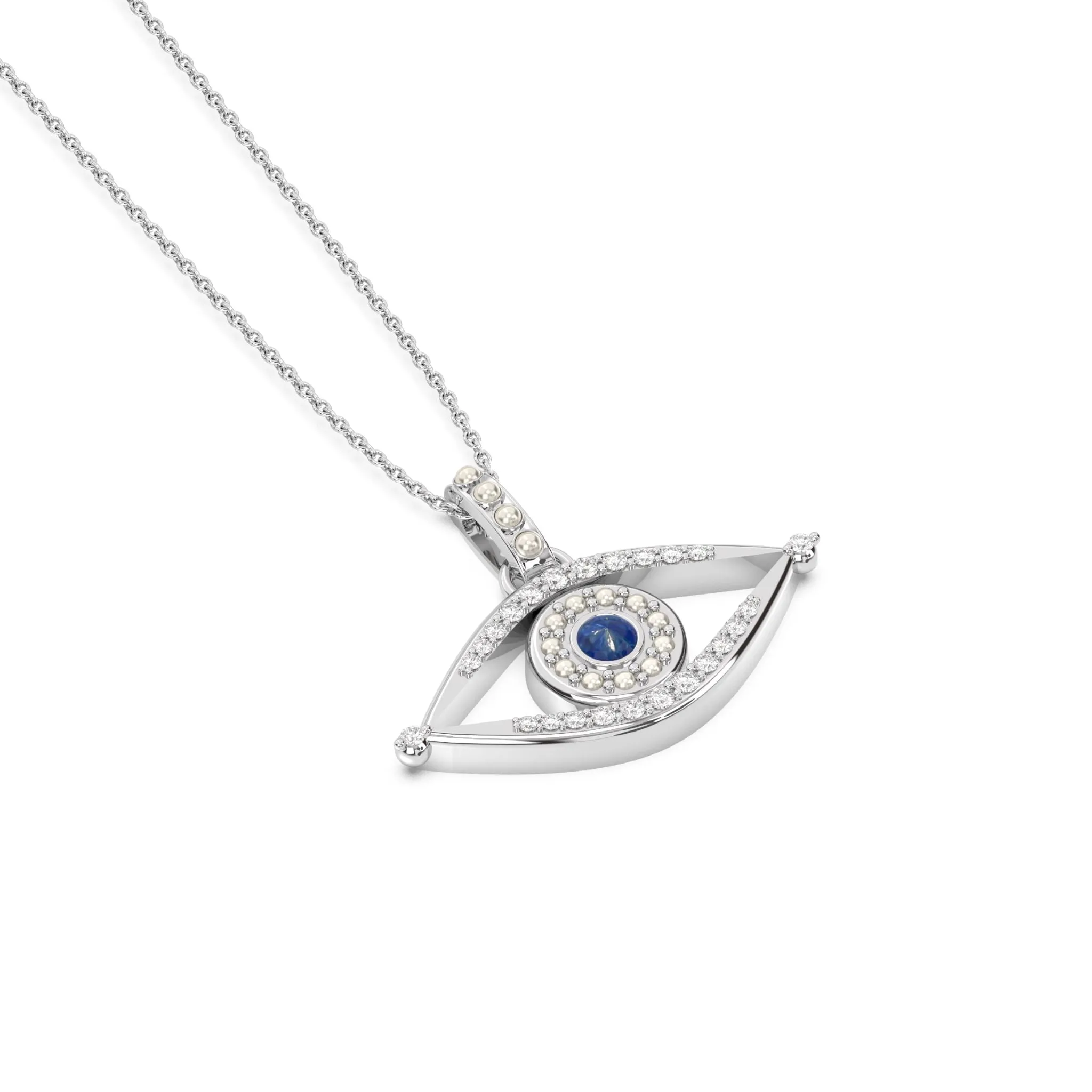 Lustrous Pearl Evil Eye