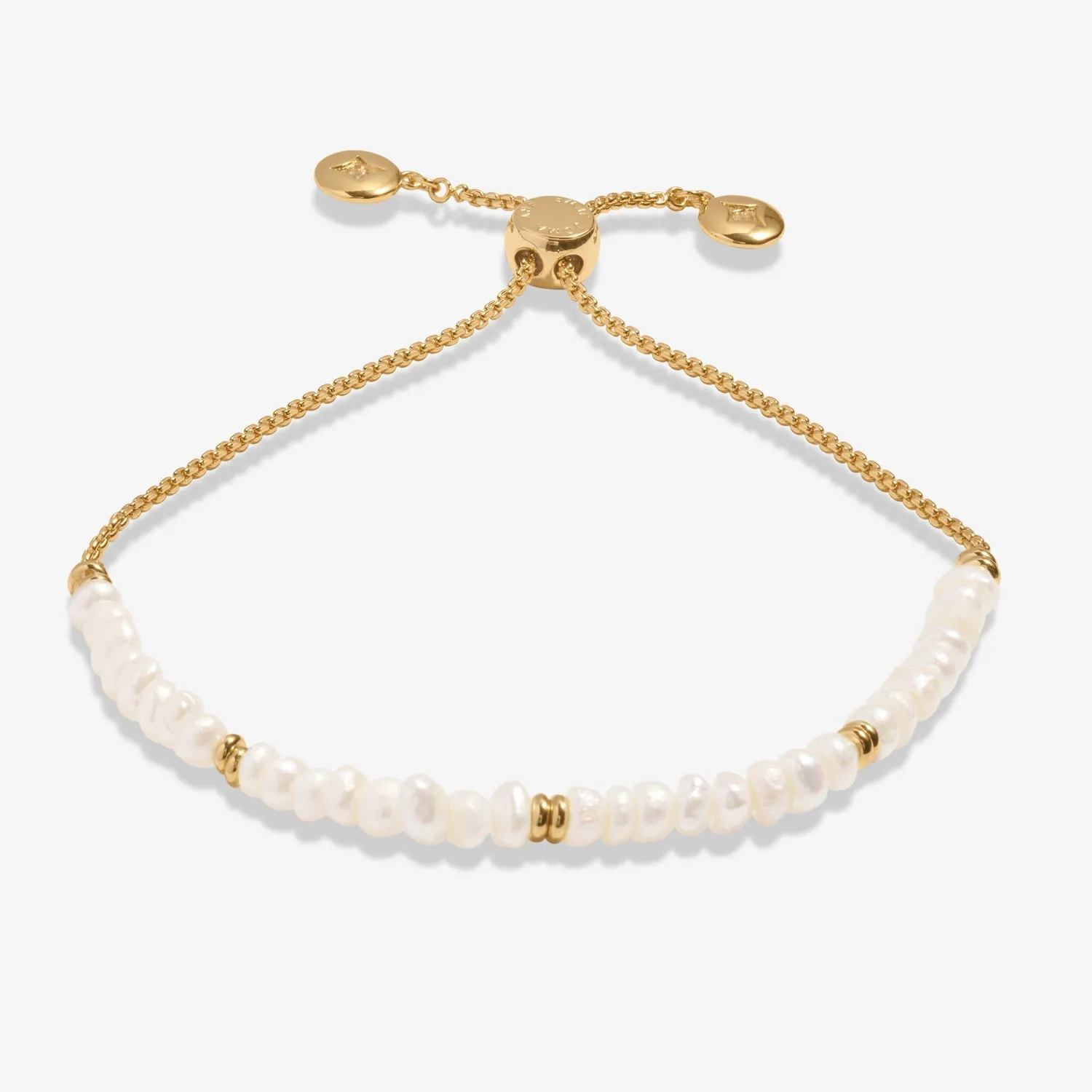 Manifestones Pearl Gold Plated Bracelet 7452