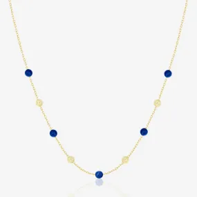 Margo Necklace in Lapis Lazuli