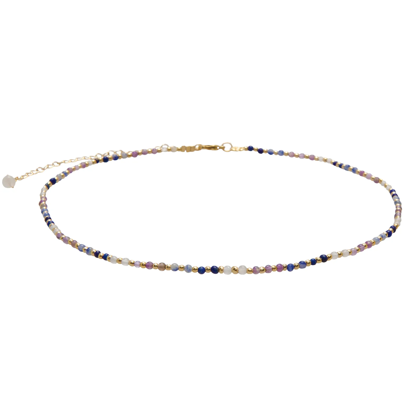 Master Manifestor 2mm Healing   Circles in the Sand Necklace Stack