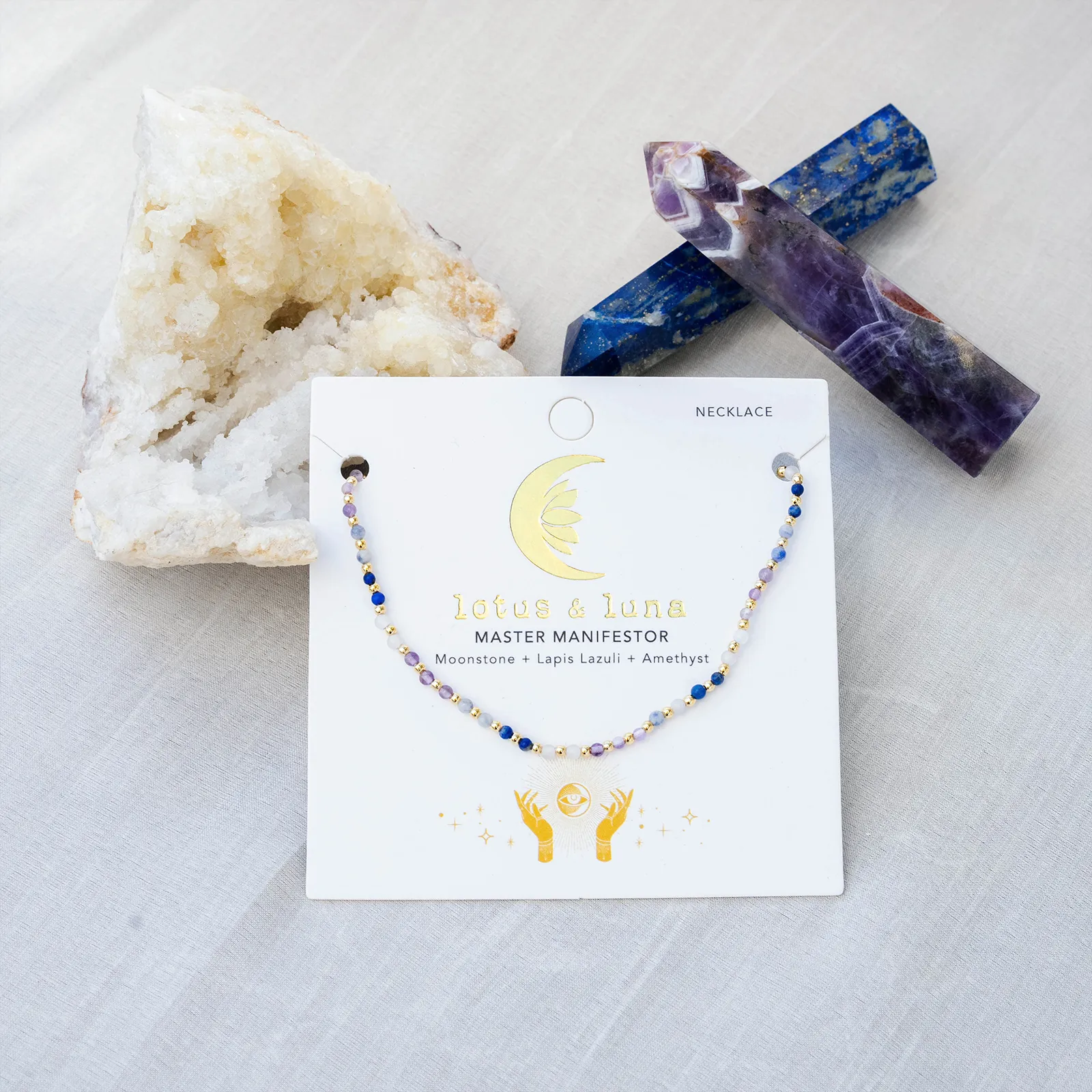 Master Manifestor 2mm Healing   Circles in the Sand Necklace Stack
