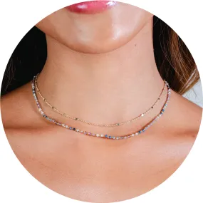 Master Manifestor 2mm Healing   Circles in the Sand Necklace Stack