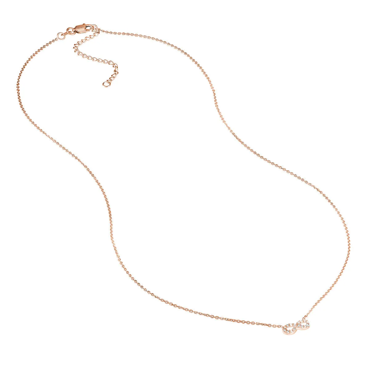 MINI CZ INFINITY NECKLACE