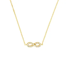 MINI CZ INFINITY NECKLACE