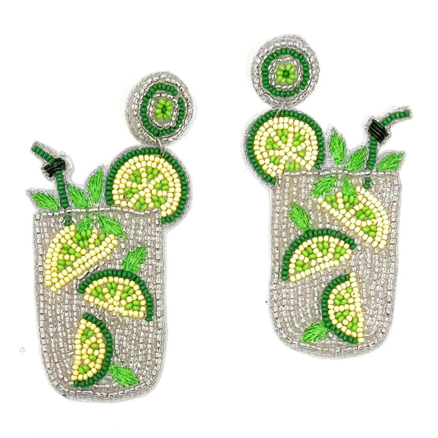 Mojito Beaded Earrings