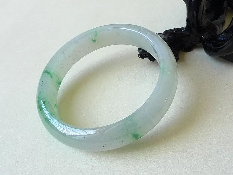 Natural Jade Bangle Jadeite Bangle Internal Diameter 56.8mm BER925