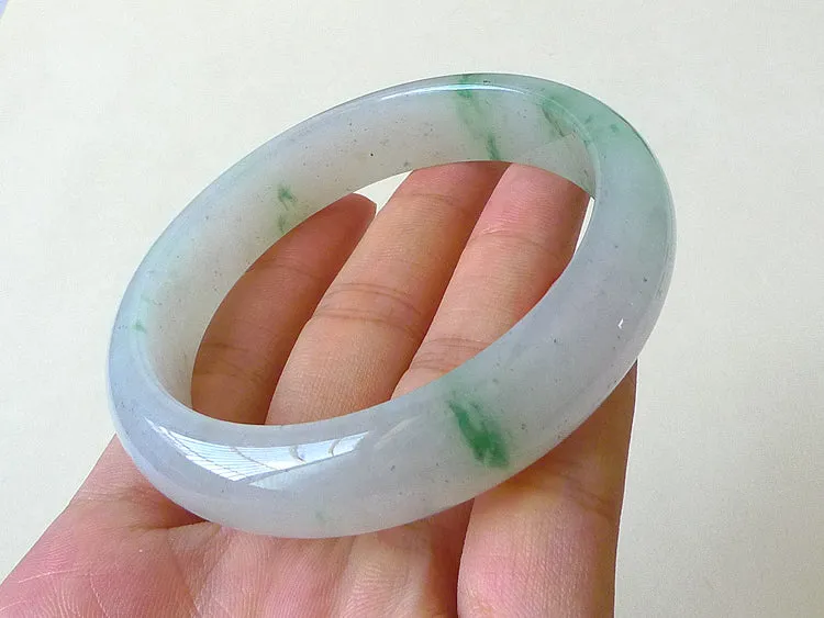 Natural Jade Bangle Jadeite Bangle Internal Diameter 56.8mm BER925