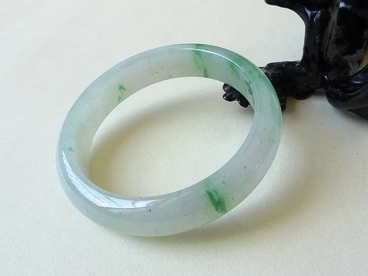 Natural Jade Bangle Jadeite Bangle Internal Diameter 56.8mm BER925
