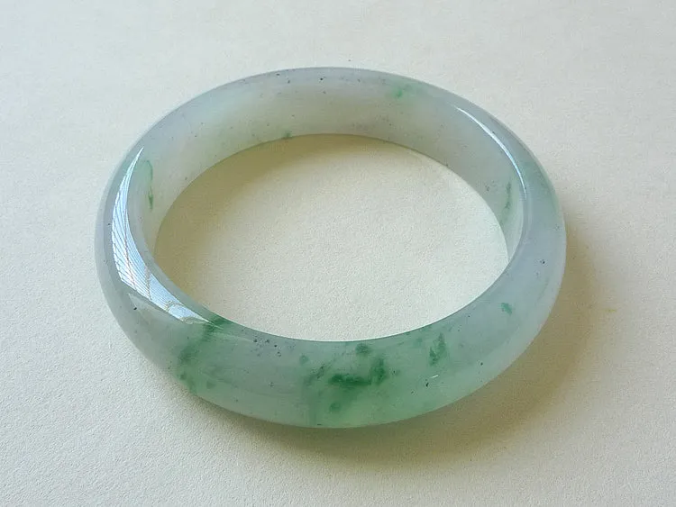Natural Jade Bangle Jadeite Bangle Internal Diameter 56.8mm BER925