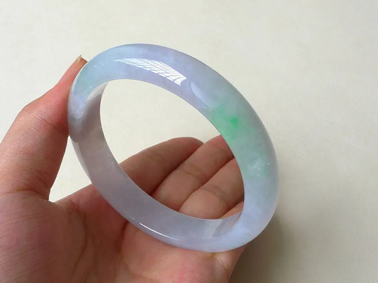 Natural Jade Bangle Jadeite Bangle Internal Diameter 56mm BER209