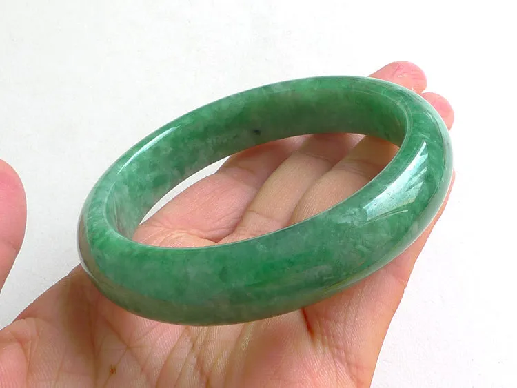 Natural Jade Bangle Jadeite Bangle Internal Diameter 58.5mm BER488