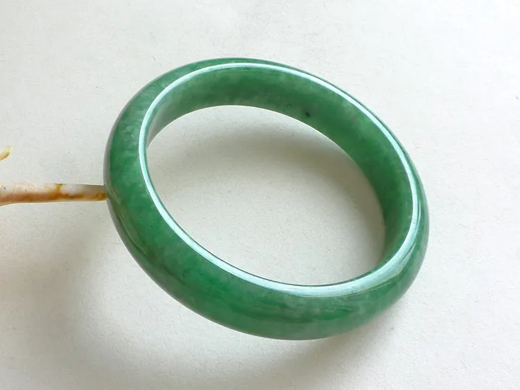 Natural Jade Bangle Jadeite Bangle Internal Diameter 58.5mm BER488