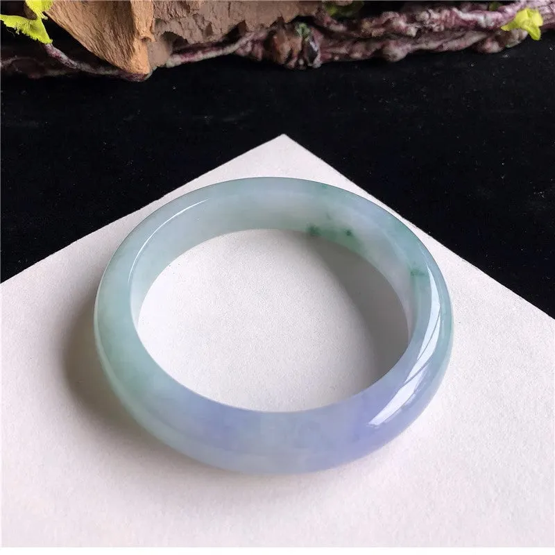 Natural Jade Bangle Jadeite Bangle Internal Diameter 58.6mm 10V11017