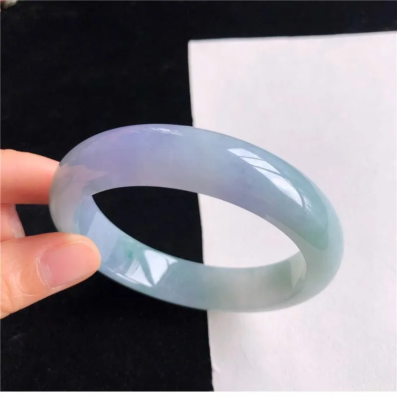 Natural Jade Bangle Jadeite Bangle Internal Diameter 58.6mm 10V11017