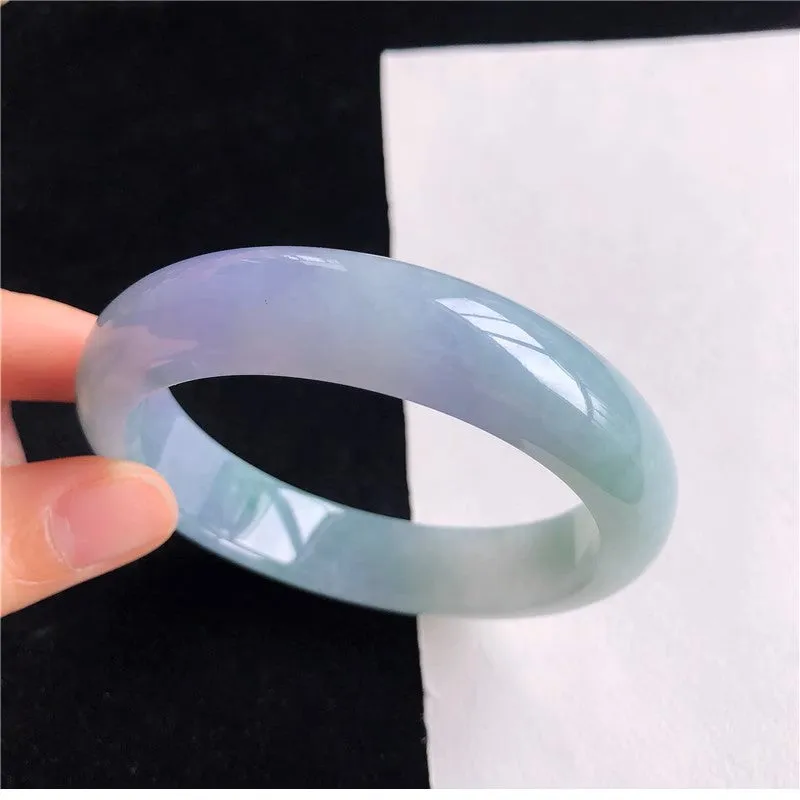 Natural Jade Bangle Jadeite Bangle Internal Diameter 58.6mm 10V11017